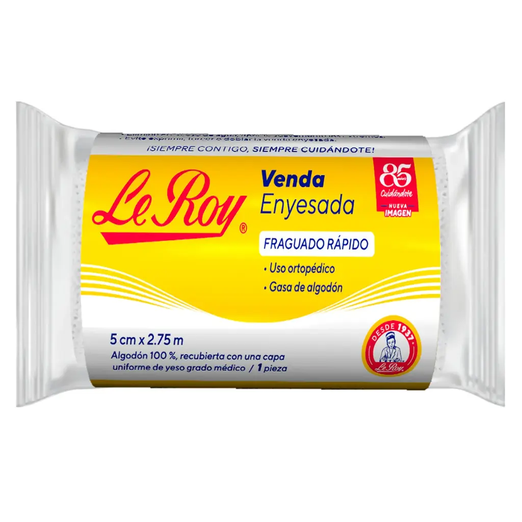 Venda Enyesada Fraguado Rápido 5 Cm X 2.75 M 