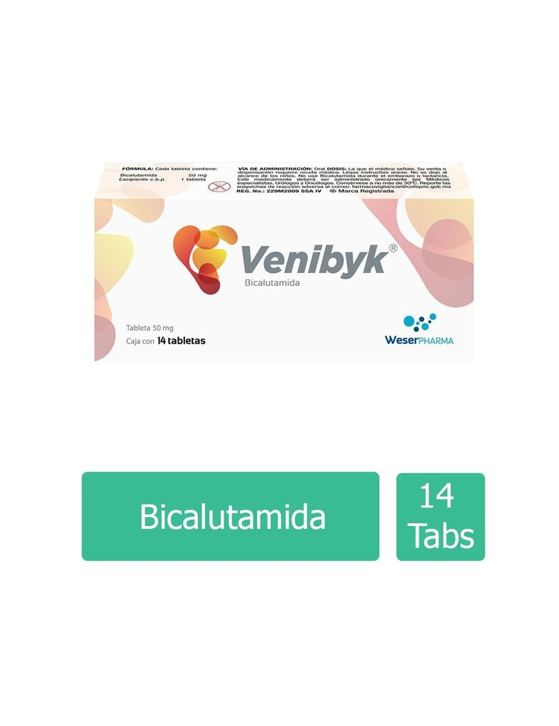 Venibyk 14 Tabletas 50 Mg 