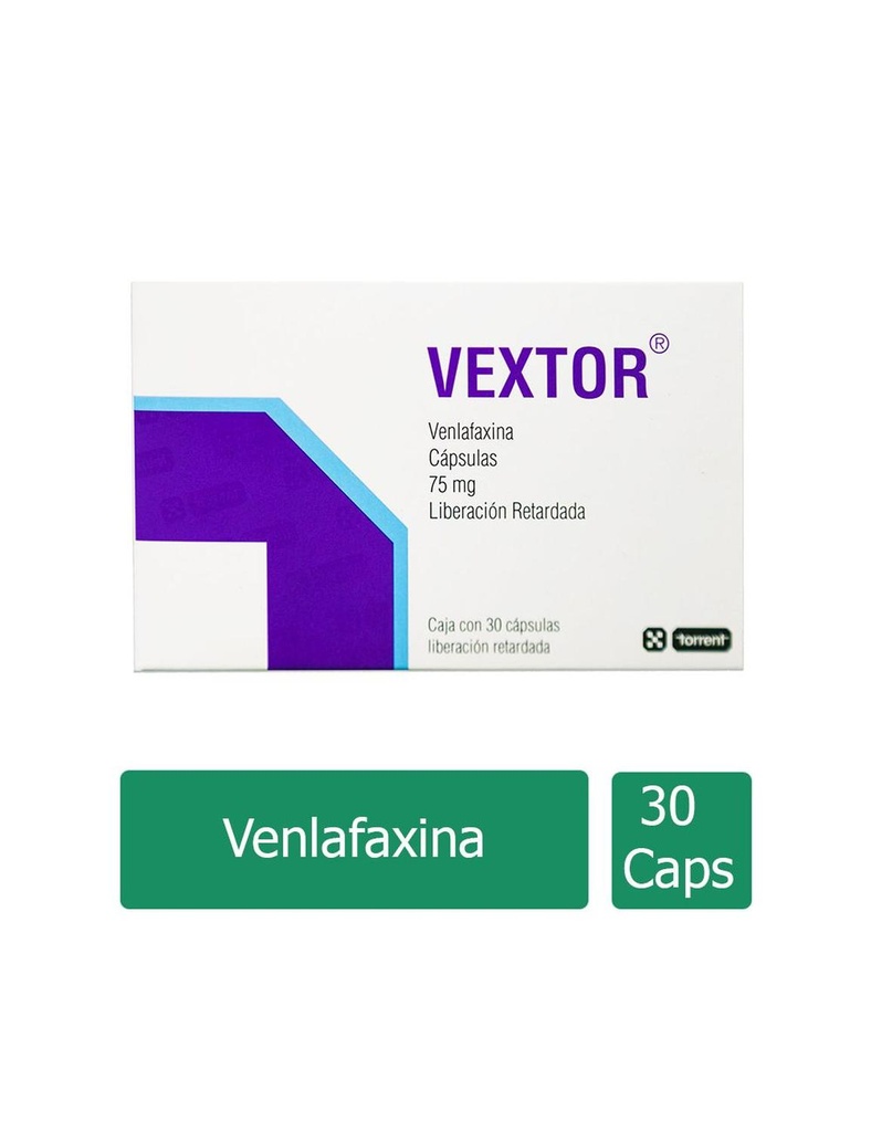 Vextor Liberación Prolongada 30 Cápsulas 75 Mg 