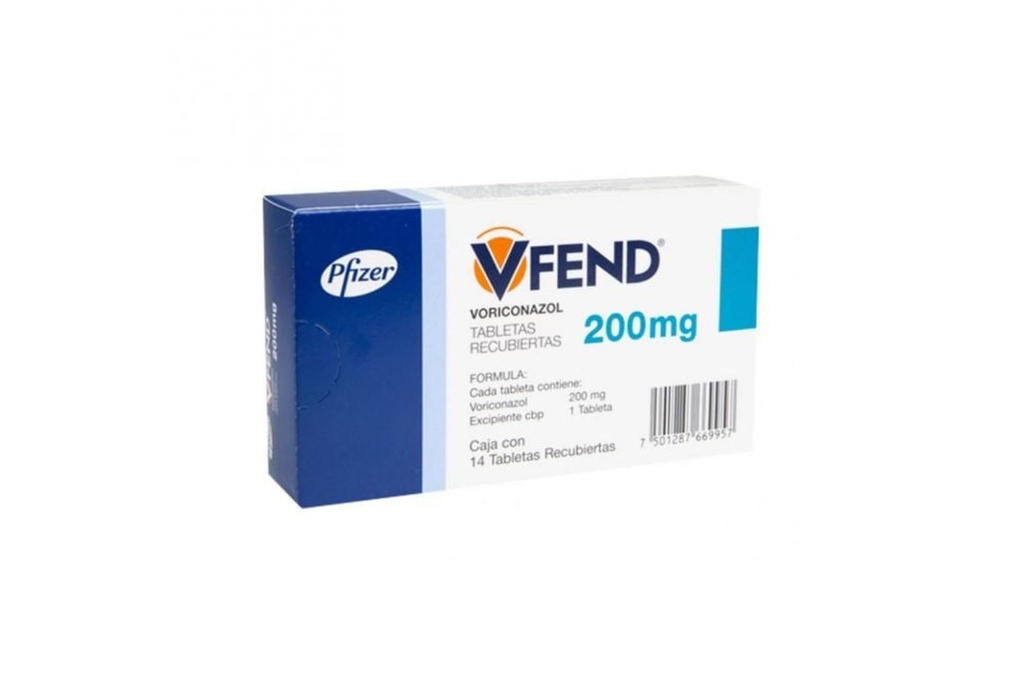 Vfend 14 Tabletas 200 Mg 