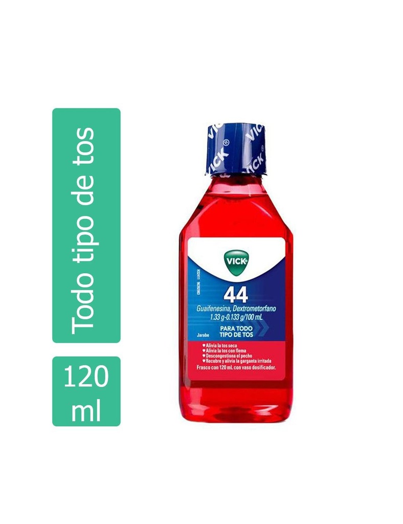 Vick 44 Jarabe Cereza 120 Ml 