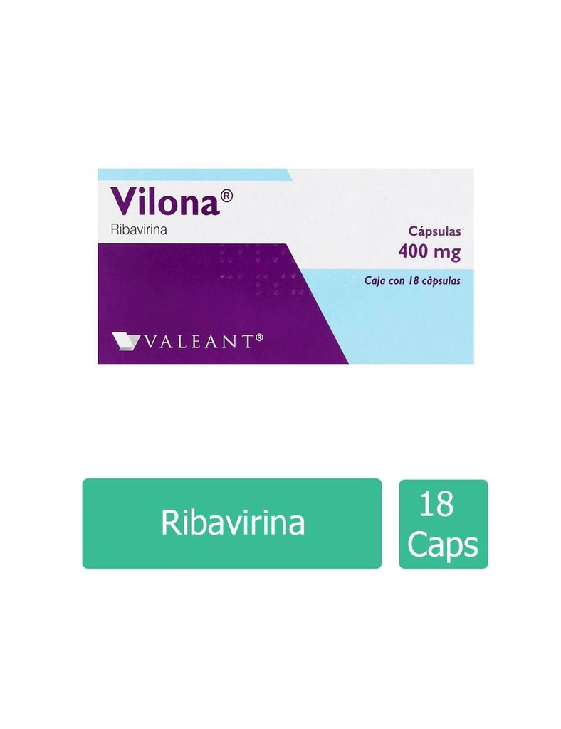 Vilona 400 Mg 18 Cápsulas 