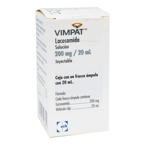 Vimpat IV 10 Mg/Ml Solución Inyectable 20 Ml 