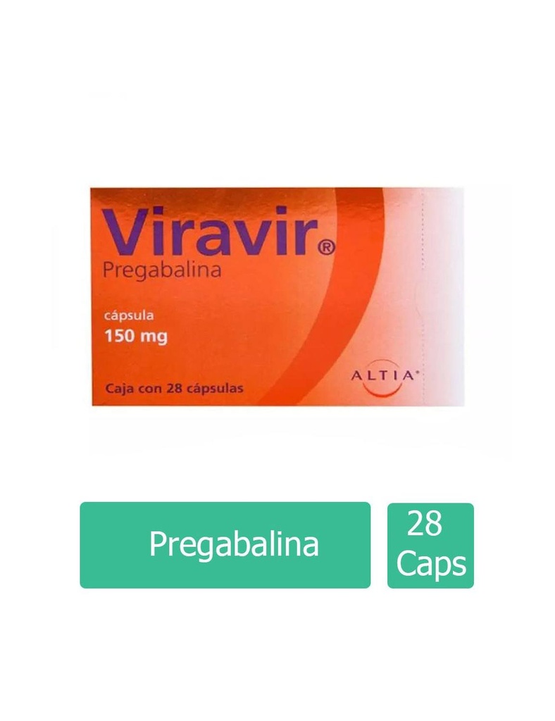 Viravir 150 Mg 28 Cápsulas 