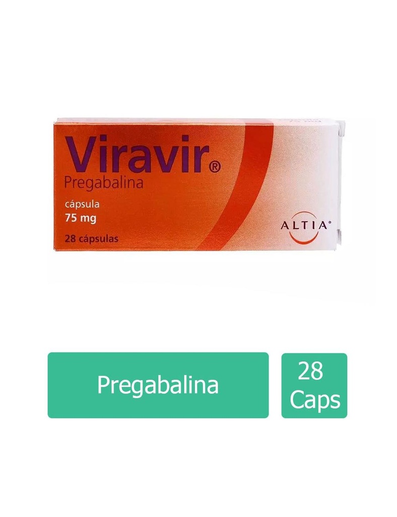 Viravir 75 Mg 28 Cápsulas 