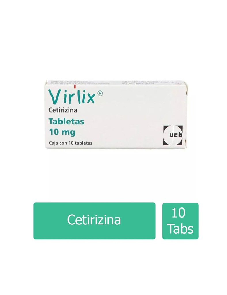 Virlix 10 Mg 10 Tabletas 