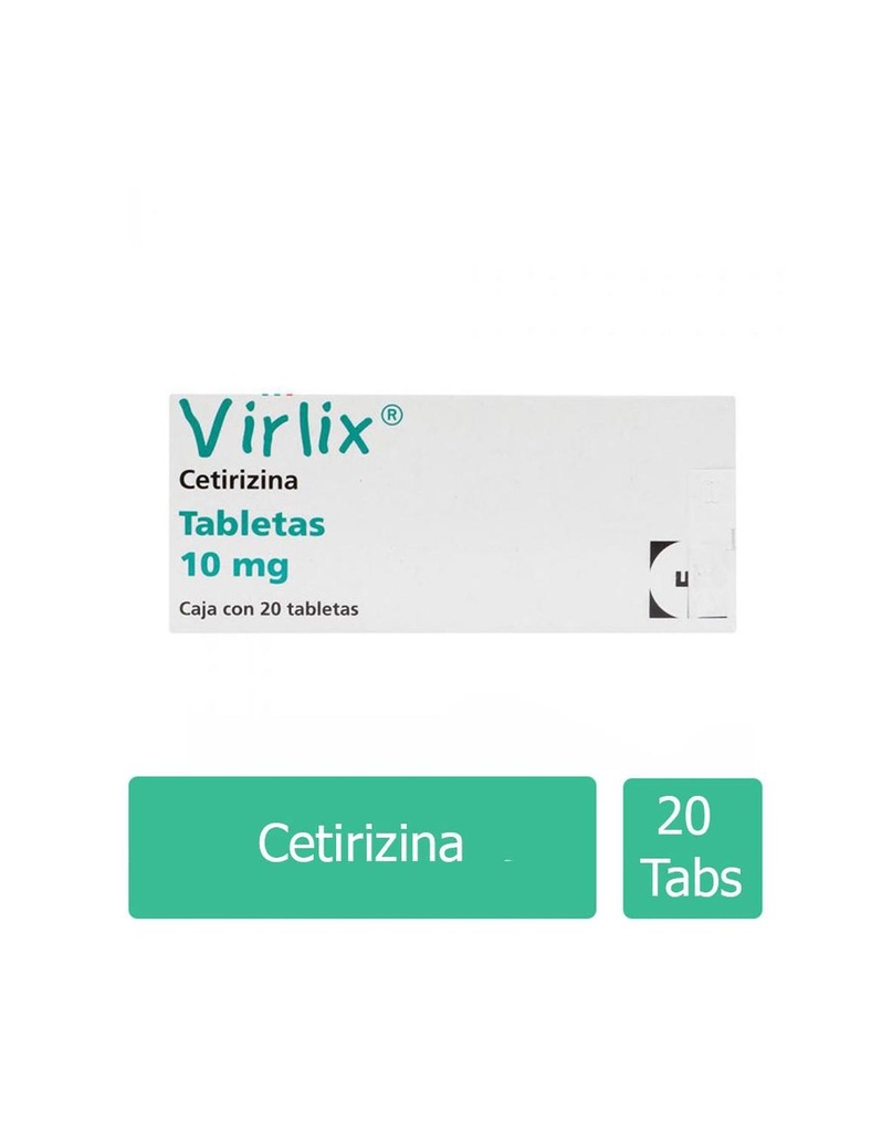 Virlix 10 Mg 20 Tabletas 
