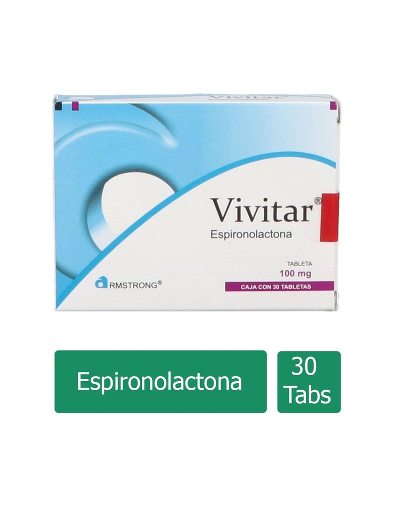 Vivitar 100 Mg 30 Tabletas 