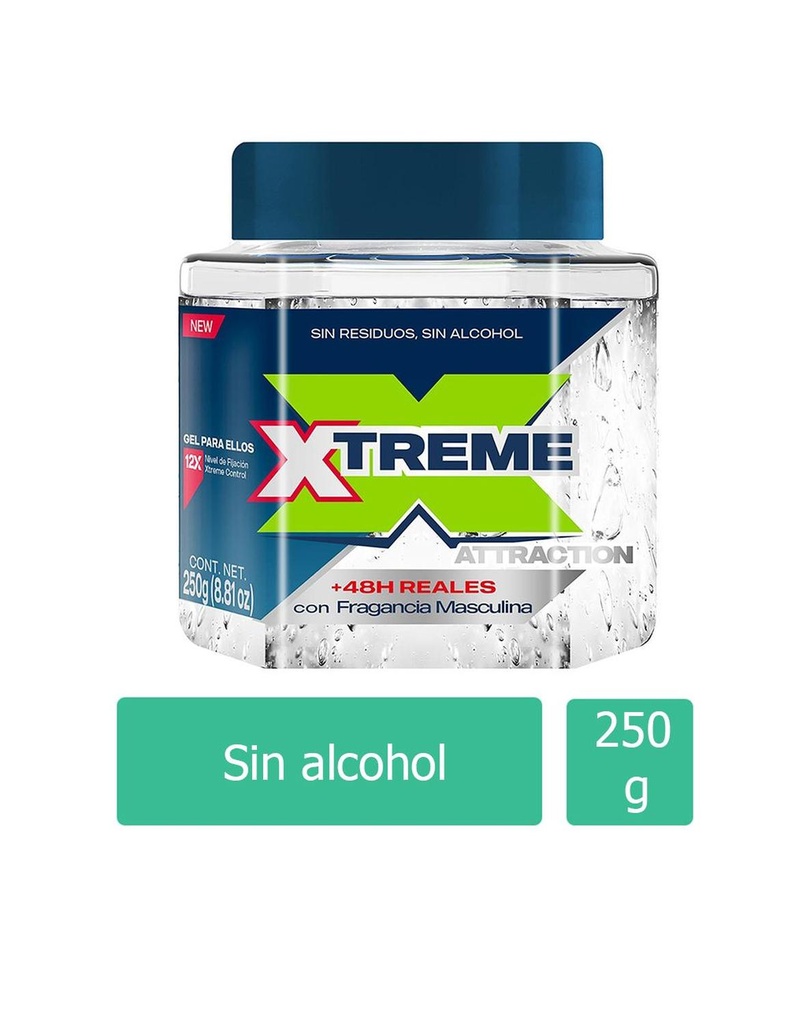 Gel Xtreme Transparente Attraction 250 G 