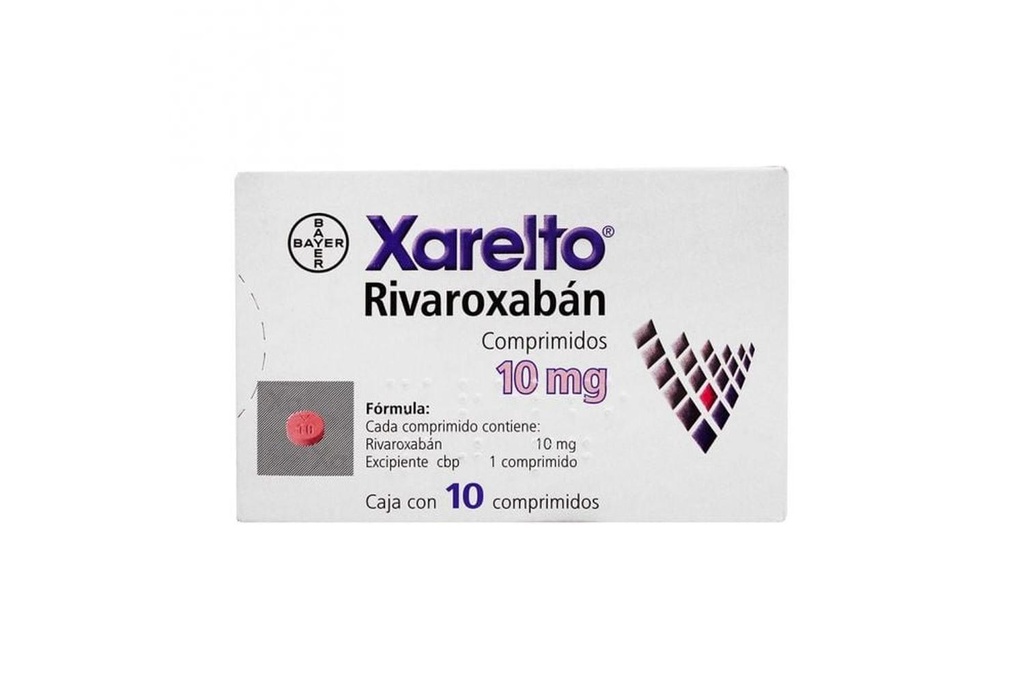 Xarelto 10 Mg Caja Con 10 Comprimidos - Rx