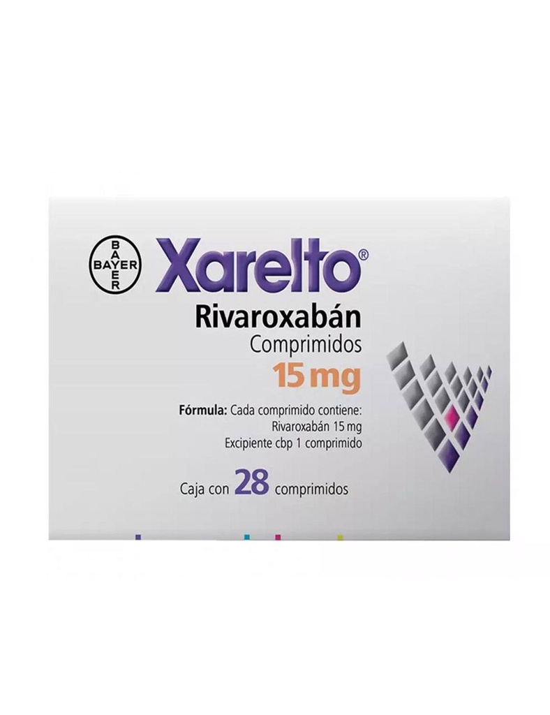 Xarelto 15 Mg 28 Comprimidos 