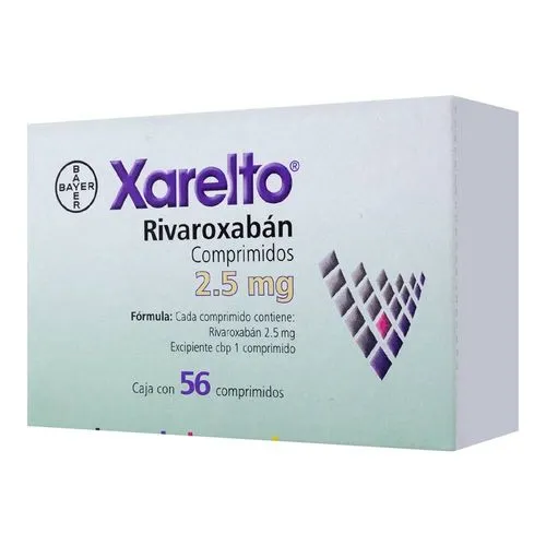 Xarelto 2.5 Mg 56 Comprimidos 