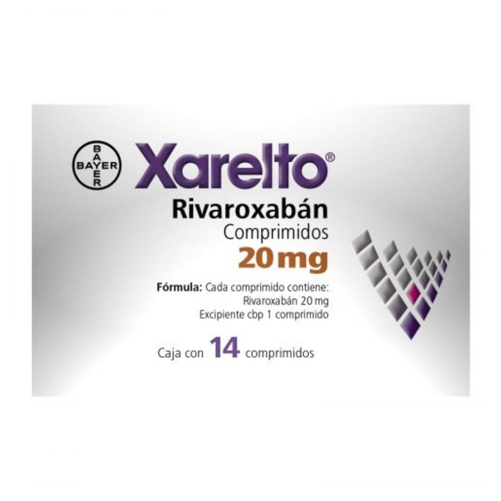 Xarelto 20 Mg 14 Comprimidos 