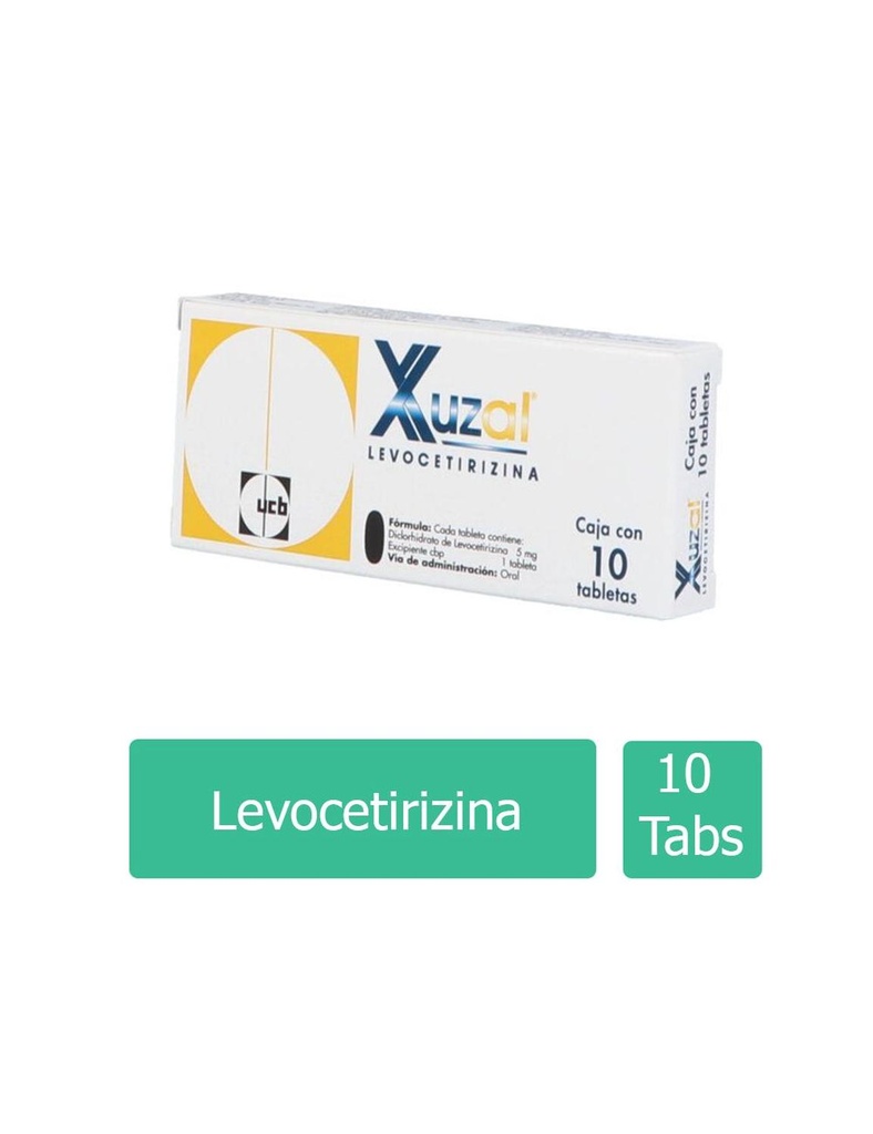 Xuzal 5 Mg 10 Tabletas 