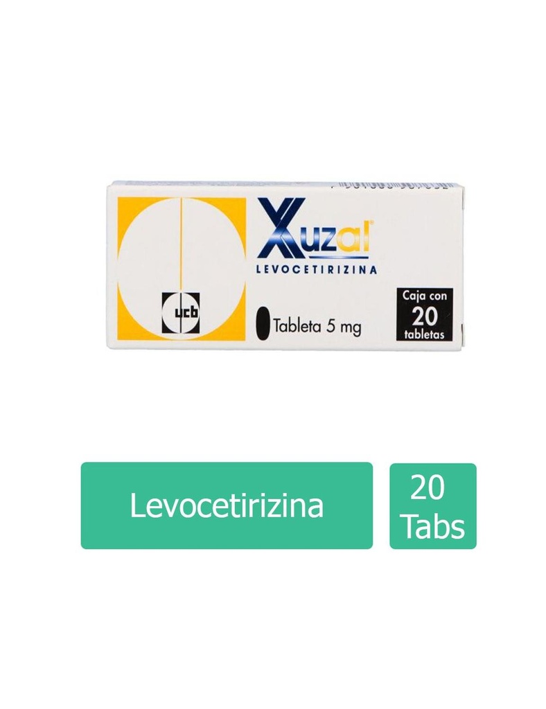 Xuzal 5 Mg 20 Tabletas 