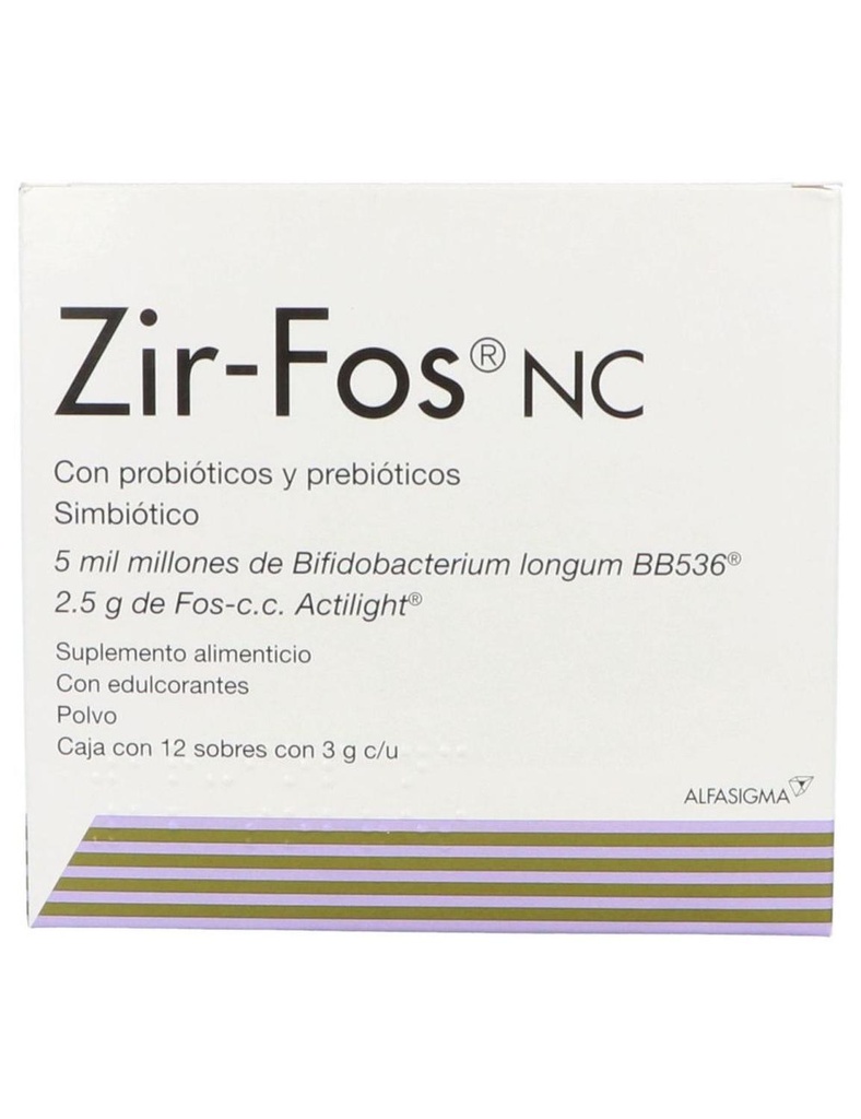 Zir-Fos NC 3 G Polvo 12 Sobres 