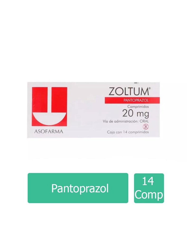 Zoltum 20 Mg 14 Comprimidos 