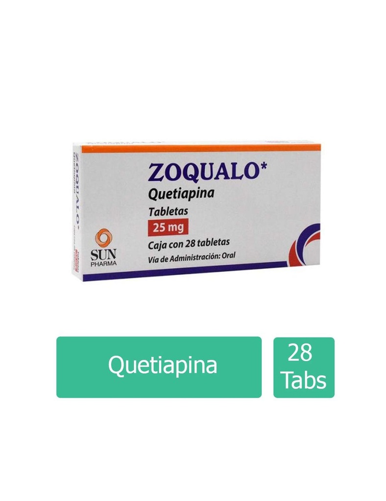 Zoqualo 25 Mg 28 Tabletas 