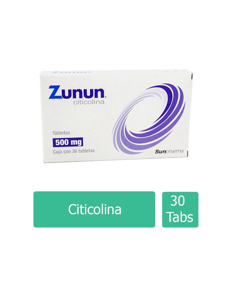 Zunun 500 Mg 30 Tabletas 