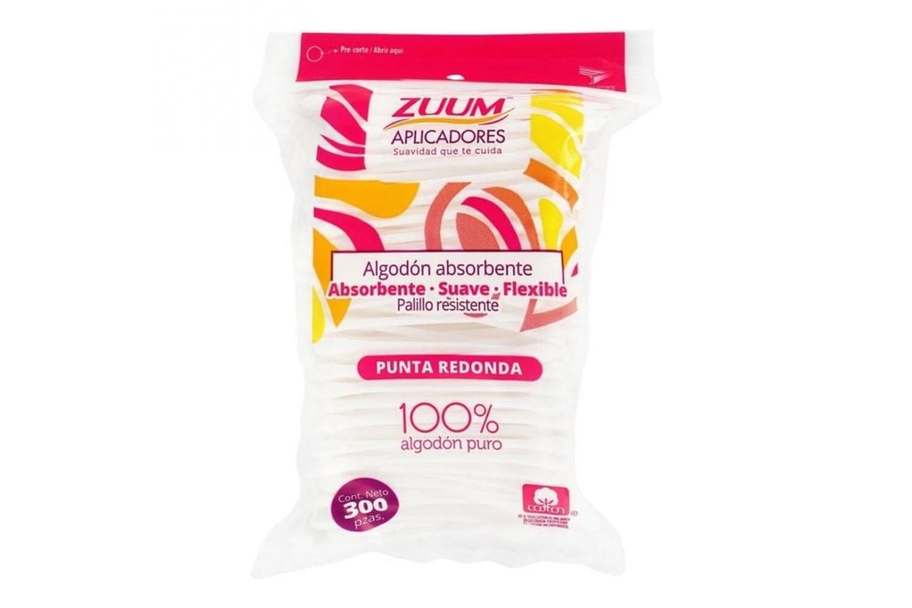 Aplicadores Zuum 300 Piezas 