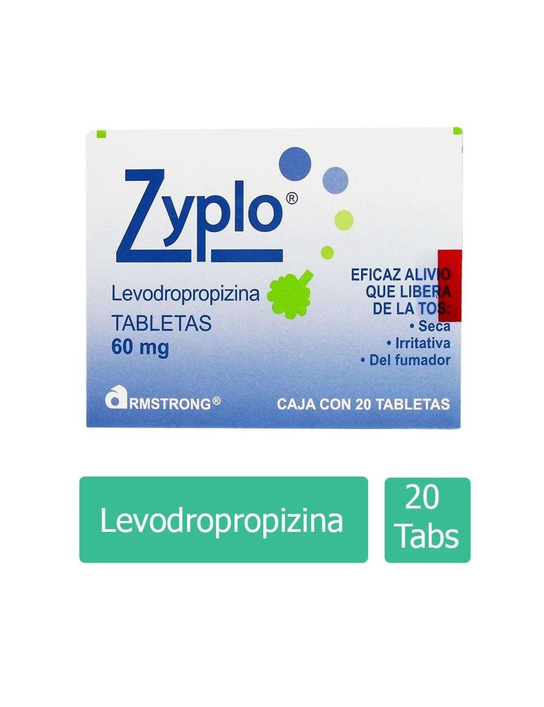 Zyplo 60 Mg 20 Tabletas levodropropizina