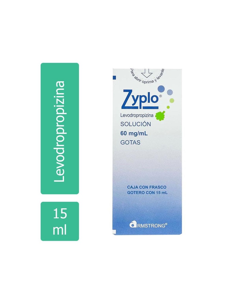 Zyplo 60 Mg / 1 Ml Solución Gotas 15 Ml levodropropizina
