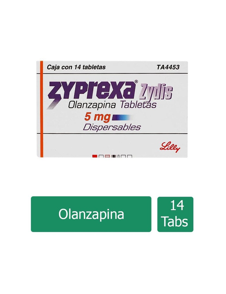 Zyprexa Zydis 5 Mg 14 Tabletas 