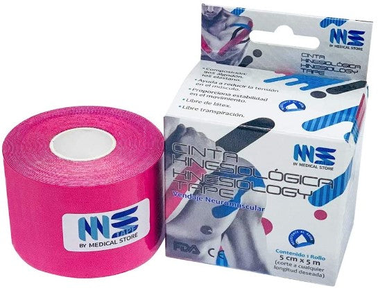 Cinta Medical Kinesi Rosa 5 Cm X 5 M 