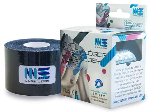 Cinta Medical Kinesi Negro 5 Cm X 5 M 