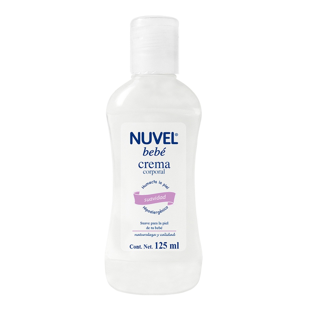 Crema Nuvel Suavidad Para Bebé 125 Ml 