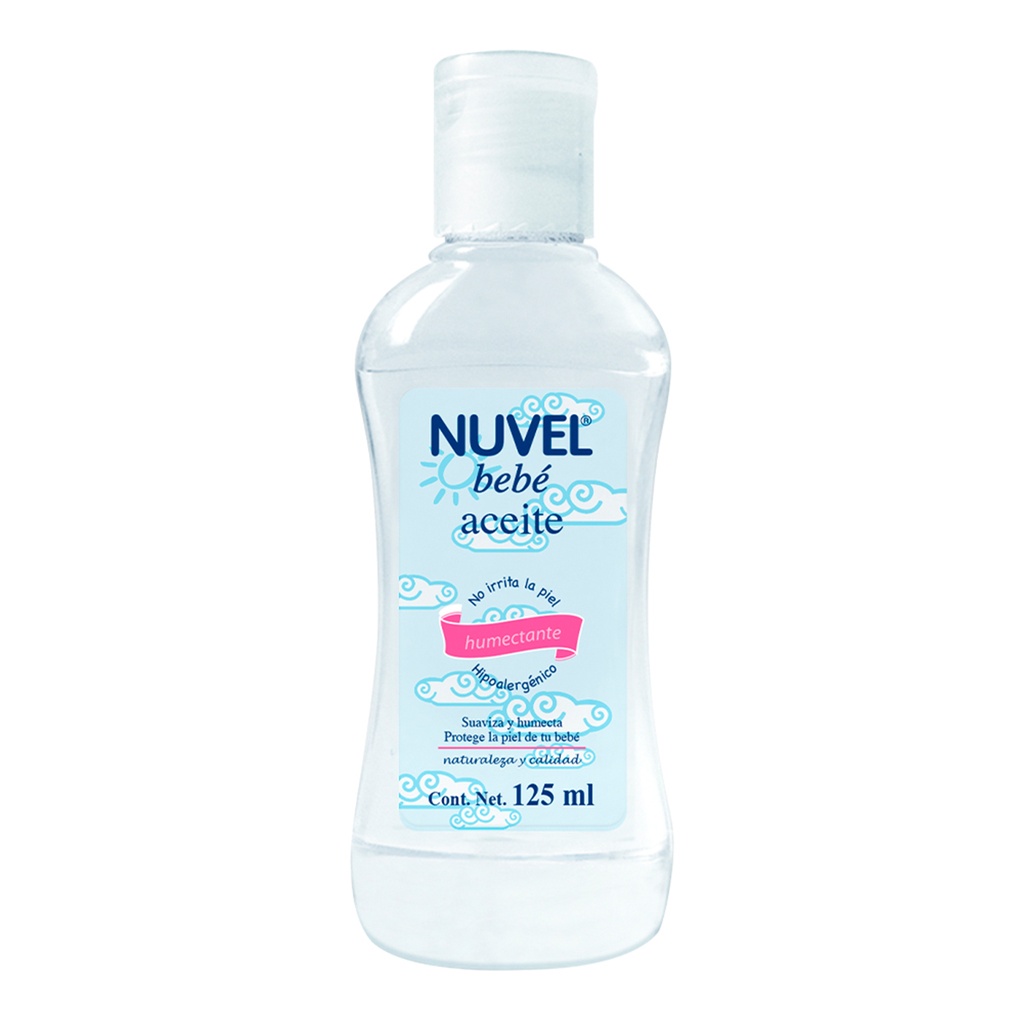 Aceite Nuvel Humectante Para Bebé 125 Ml