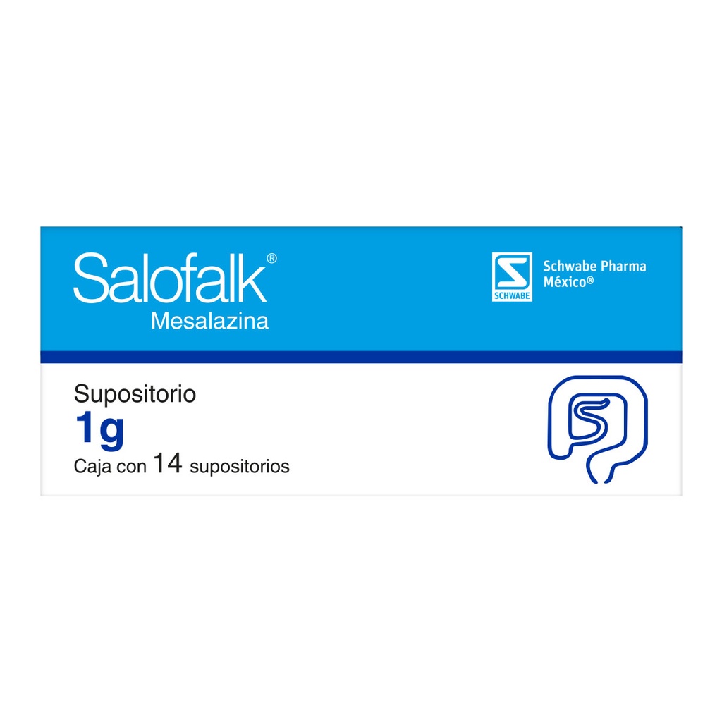 Salofalk 1 G 14 Supositorios 