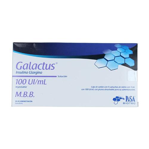 Galactus 100 UI/Ml 5 Cartuchos 3 Ml 