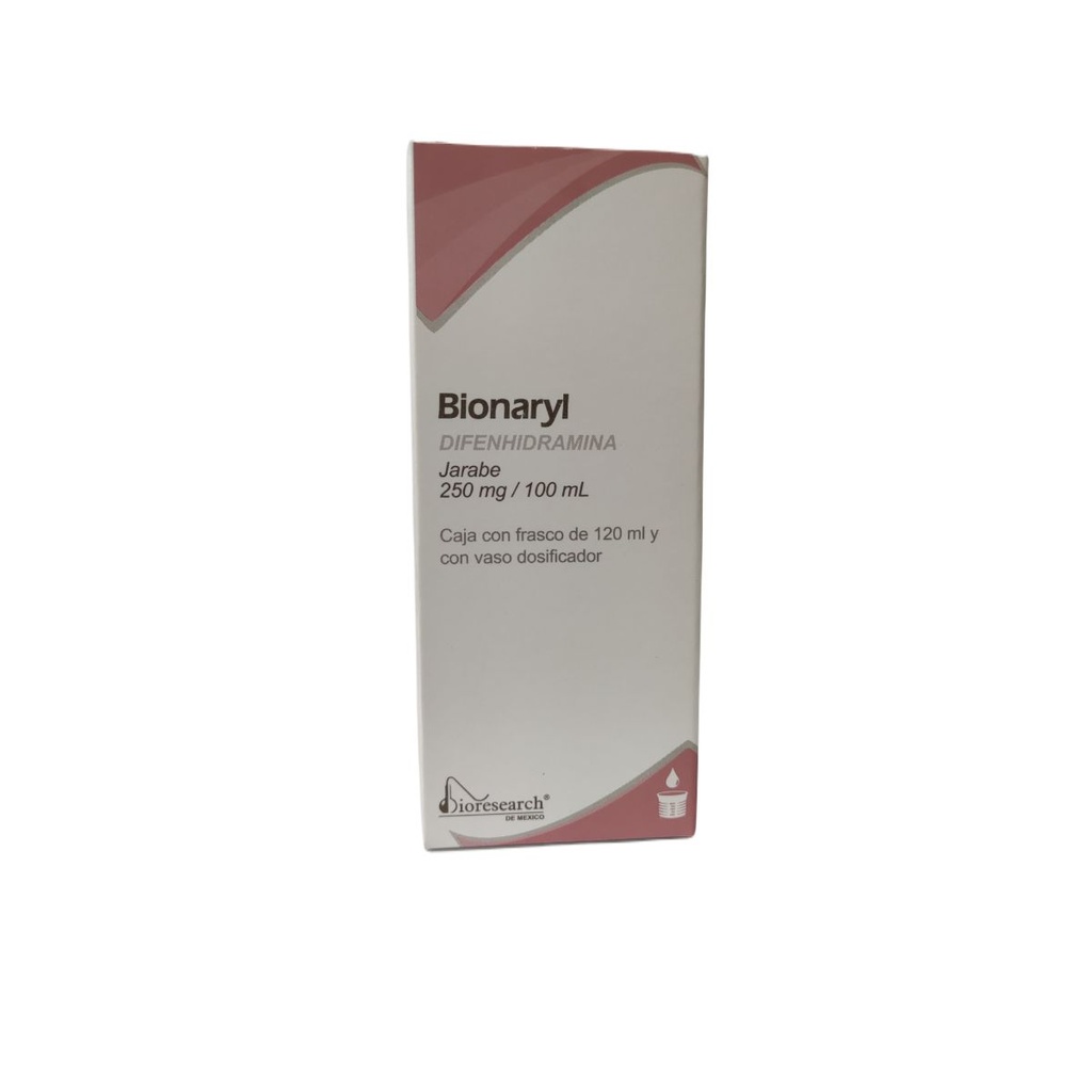 Bionaryl Difenhidramina 250 Mg 120 Ml Genérico Bioresearch 