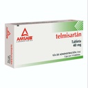 Telmisartán 40 Mg Tabletas Genérico Amsa 