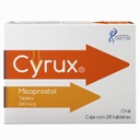 Cyrux Misoprostol 200 Mcg 28 Tabletas Genérico Serral 