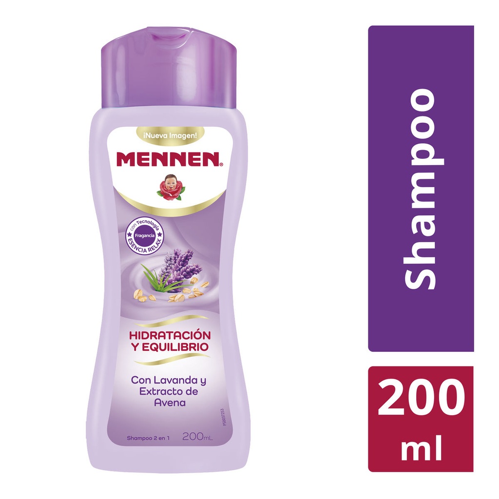Shampoo Mennen Lavanda Extracto Avena 200 Ml 