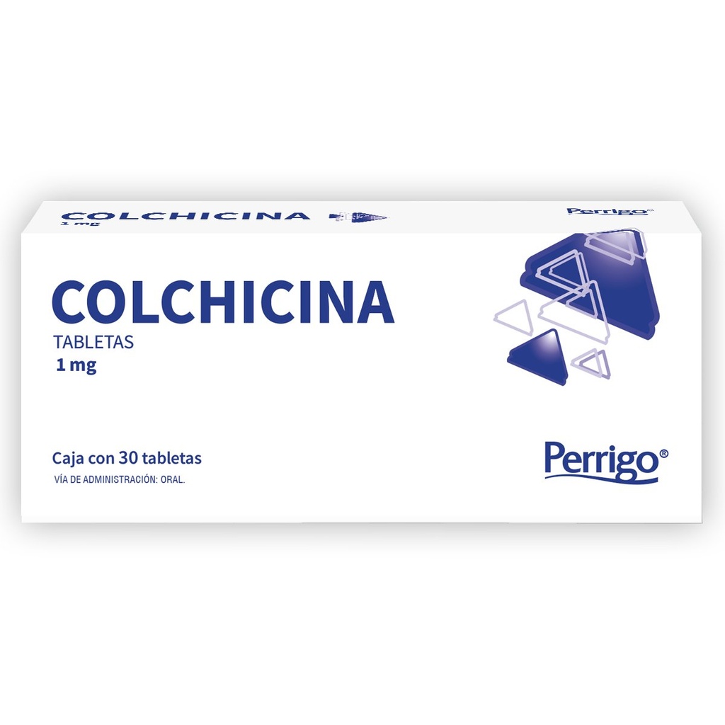 Colchicina 1 Mg 30 Tabletas Genérico Perrigo 