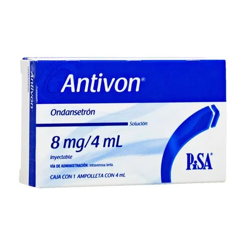 Antivon 8 Mg Solución Inyectable Ampolleta 4 Ml