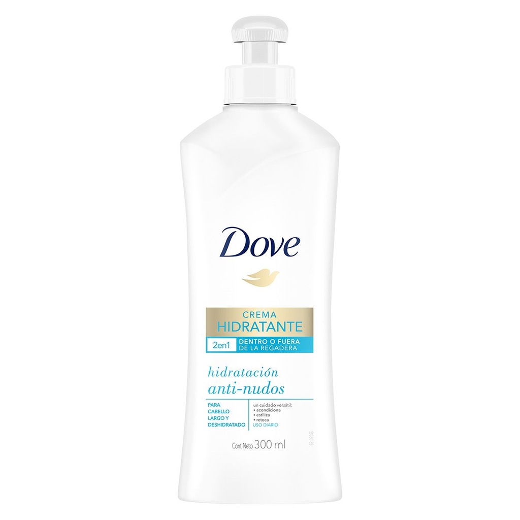 Crema Dove Hidratación Anti-Nudos 300 Ml 