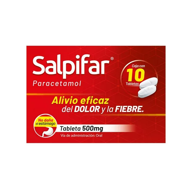 Salpifar 500 Mg 10 Tabletas 