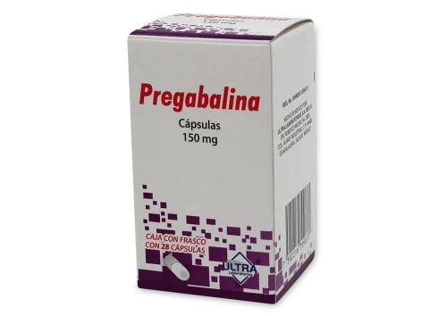 Pregabalina 150 Mg 28 Cápsulas Genérico Ultra Lab 