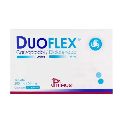 Duoflex 200/50 Mg 30 Tabletas 