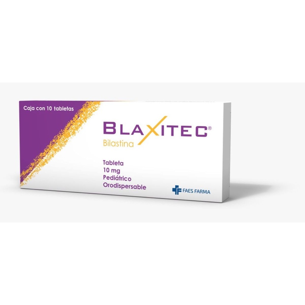 Blaxitec 10 Mg Pediátrico Orodispensable 10 Tabletas