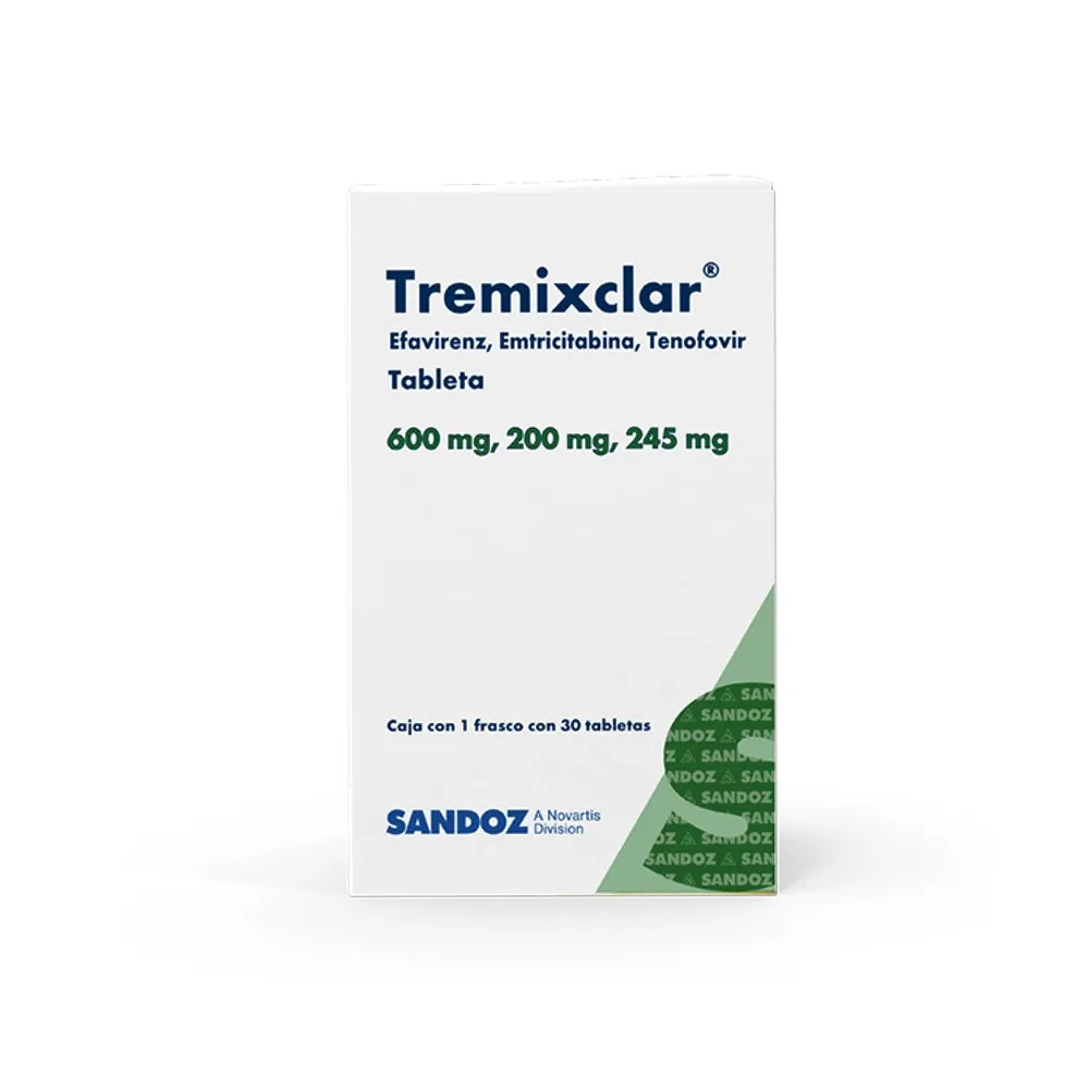 Tremixclar 600/200/245 Mg 30 Tabletas 