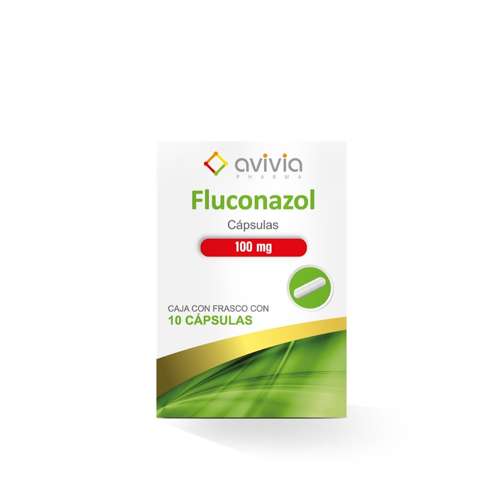 Fluconazol 100 Mg 10 Cápsulas Genérico Avivia 