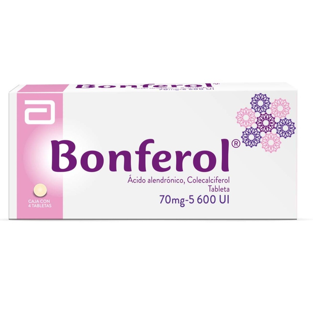 Bonferol 70 Mg 5600 UI 4 Tabletas