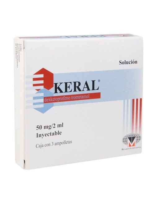 Keral 50 Mg 100 Ampolletas 2 Ml 
