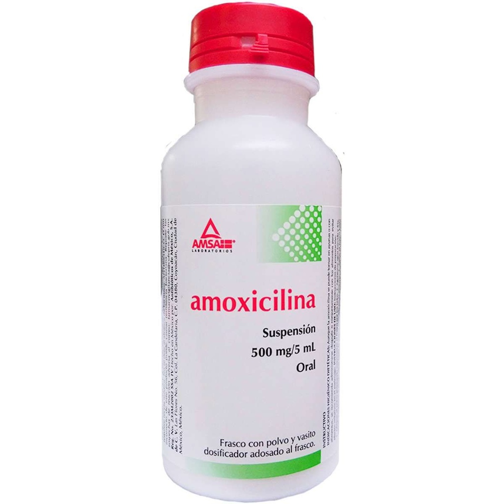 Amoxicilina 500 Mg Suspensión 75 Ml Genérico Amsa