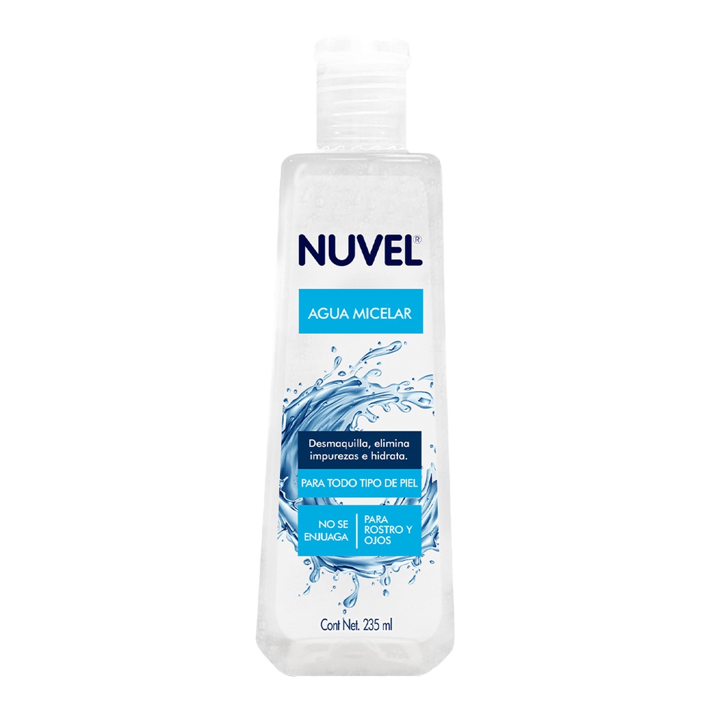 Agua Micelar Nuvel Rostro-Ojos 235 Ml